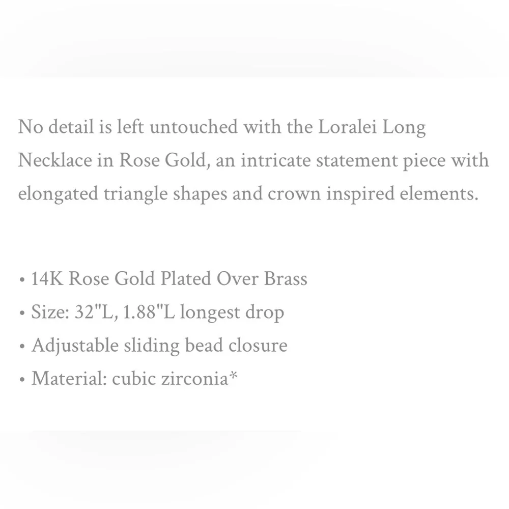 Kendra Scott Loralei Neckkace, Rose Gold - Picture 4 of 4